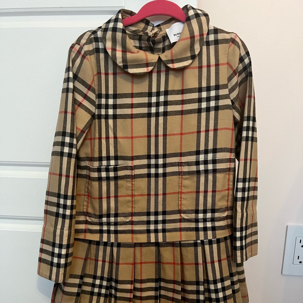 Burberry Dress Melanie Beige for Girls size 4
